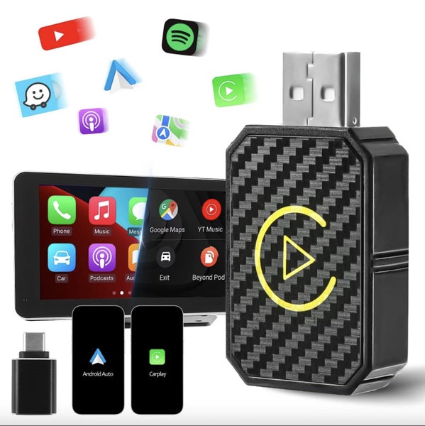 Wireless Apple CarPlay, Wireless Android Auto Adapter Carousel 1