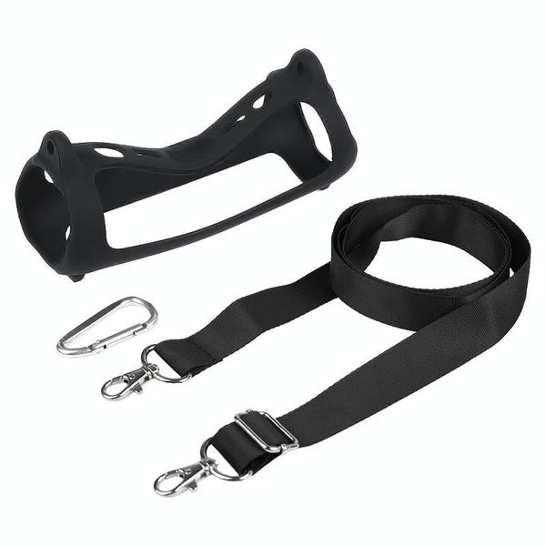 Silicone Case With Shoulder Strap For Jbl Flip 6 Black Carousel 1