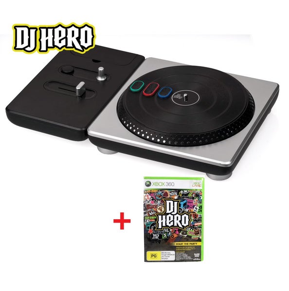 DJ Hero (XBox 360) *TURNTABLE + GAME - COMPLETE BUNDLE* Carousel 1