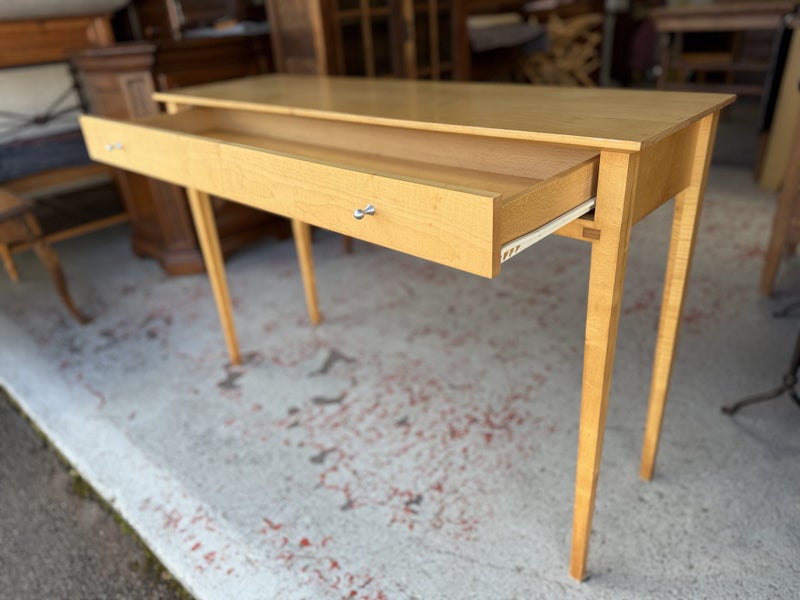 A Quality Solid Maple Slimline Console or Hallway Table Carousel 2