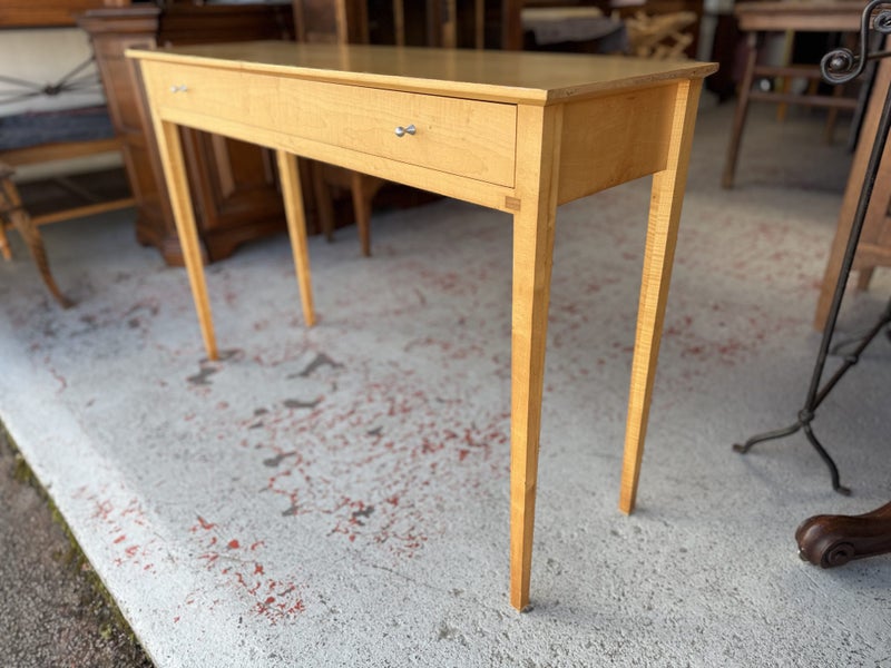 A Quality Solid Maple Slimline Console or Hallway Table Carousel 2