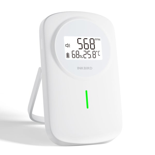 Indoor Air Quality Monitor INKBIRD IAM-O2 3 in 1 CO2 Detector Carousel 1