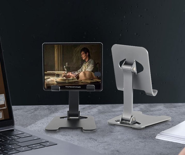Mobile Phone Tablet Stand Metal Foldable Carousel 2