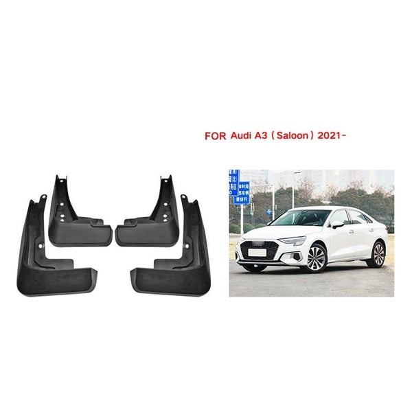 For Audi A3 Sedan 2021 4Pcs / Set Car Auto Soft Plastic Splash Flaps Fender Guar Carousel 2