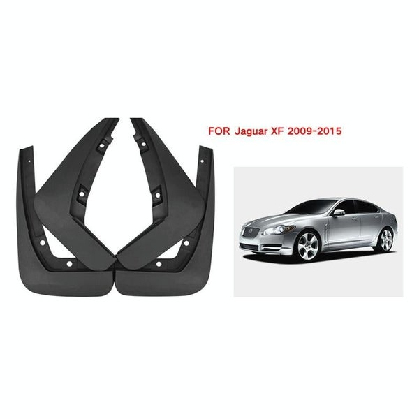 For Jaguar Xf 2009 2015 4Pcs / Set Car Auto Soft Plastic Splash Flaps Fender Gua Carousel 2