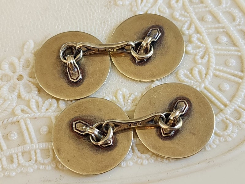 Vintage 14ct Gold Cufflinks Jewellery $1 Reserve Carousel 7