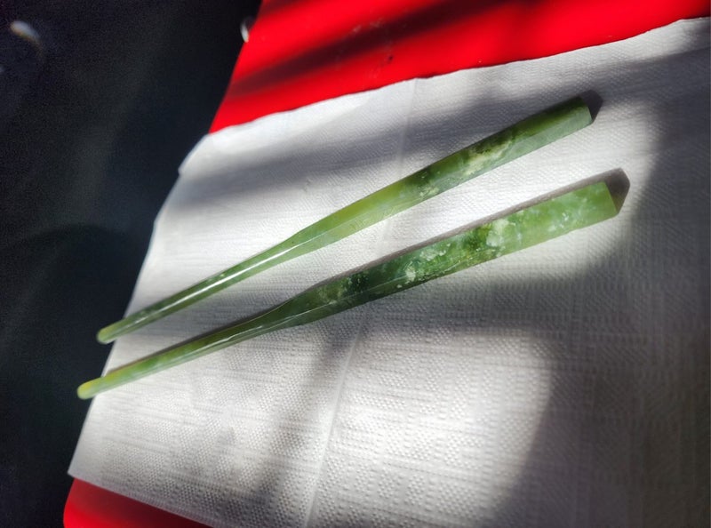 Vintage Jade Chopsticks $1 Reserve Carousel 2