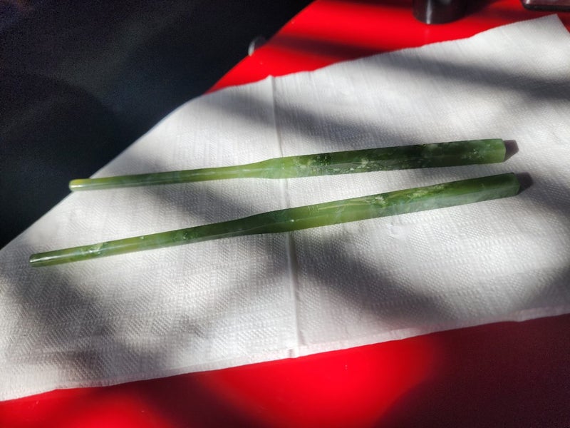 Vintage Jade Chopsticks $1 Reserve Carousel 1