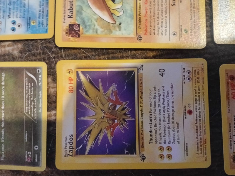 Pokémon 1st Edition 4 for $200 Carousel 1