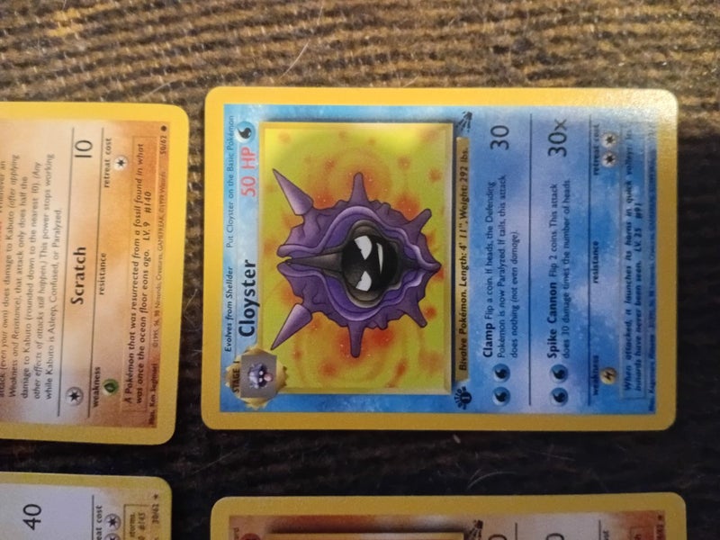 Pokémon 1st Edition 4 for $200 Carousel 2