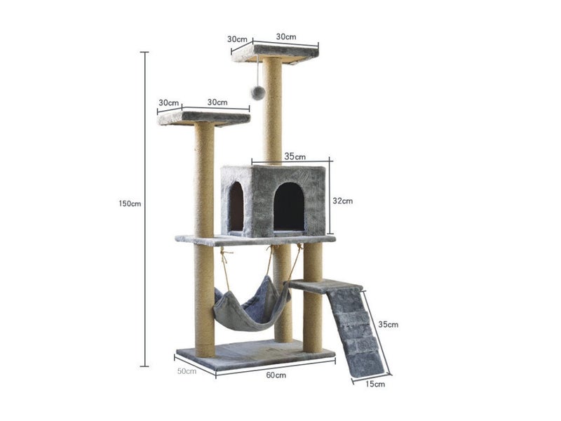 Cat Tree House - (NZ Clearance) Carousel 2