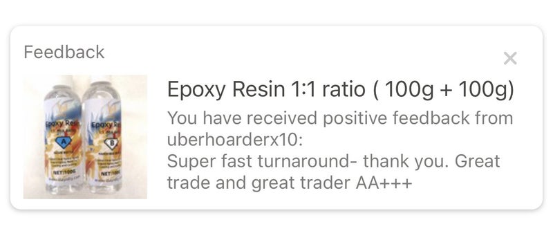 Epoxy Resin 1:1 ratio ( 266ml + 266ml)64419030552450113