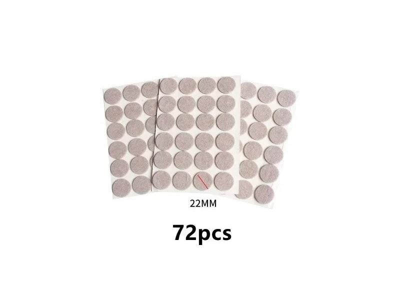 3-72Pcs Felt Chair Leg Pads 3mm Thick Floor Scratch Protector Mat Mute Non-slip Carousel 1