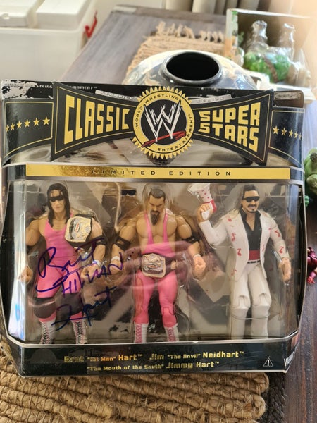 wwf anvil bret and jim classic signed63844481607554110