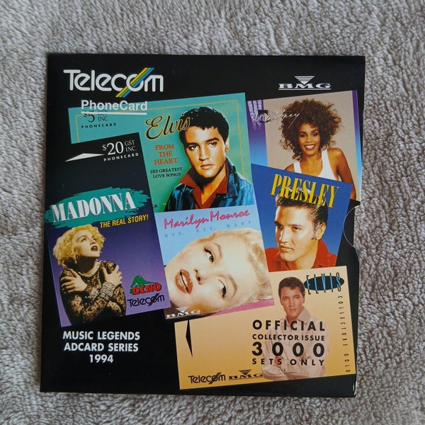 Music Legends 1994 Telecom Phonecard Carousel 1