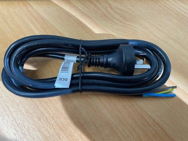 Bare End Power Cord 2m 1.5mm 3 Core Carousel 1