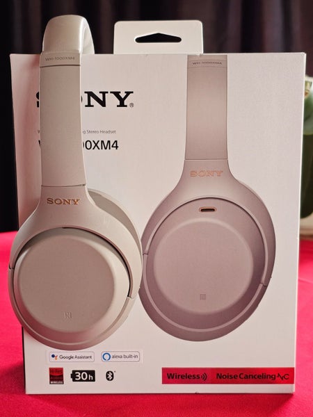 Sony WH-1000XM4 Wireless Over-Ear Noise Cancelling Headphones - Silver Carousel 1