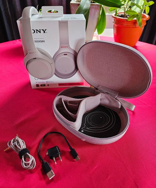 Sony WH-1000XM4 Wireless Over-Ear Noise Cancelling Headphones - Silver Carousel 2