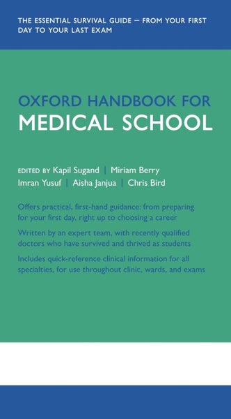 Oxford Handbook for Medical School by Kapil Sugand - Paperback Carousel 1