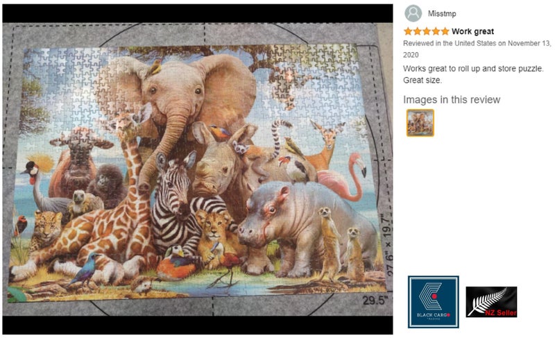 Jigsaw Puzzle Table Mat Roll Up Mat Puzzle Game Board *Over Stocked* Carousel 2