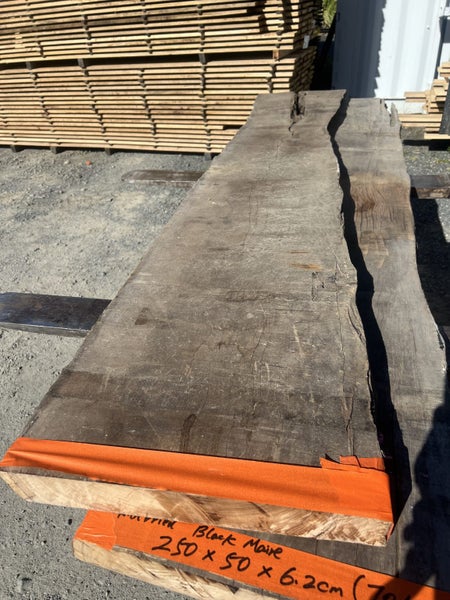 Kiln-Dried Solid Black Maire Slab – Final Clearance63616979084802113