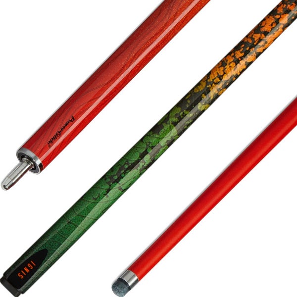 PowerGlide - NEW 57" Ignis Orange Carbon Cue - 2pc Carousel 1