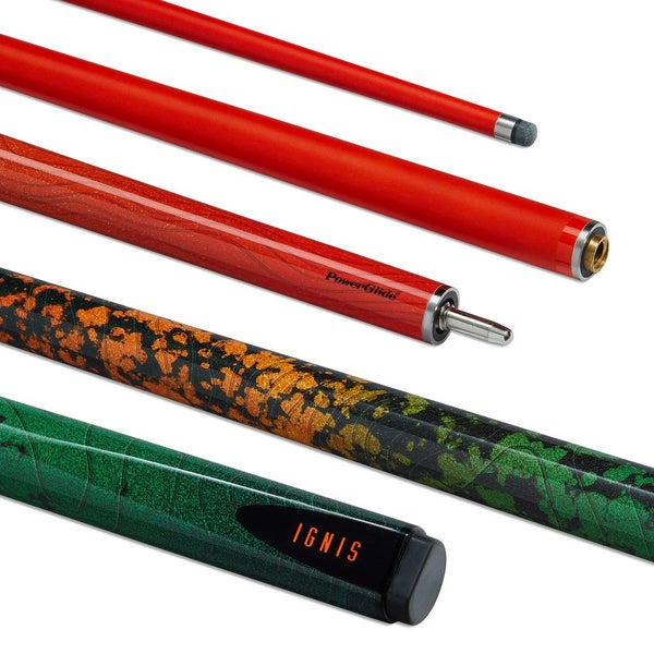 PowerGlide - NEW 57" Ignis Orange Carbon Cue - 2pc Carousel 3