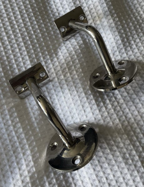 100xStainless Steel Handrail Brackets Carousel 3