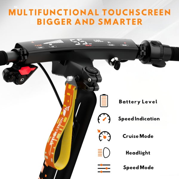 Promo! 2400W-Dual Motors-Strong Climbing-Wide Touch Screen-Electric Scooter H2 D Carousel 2