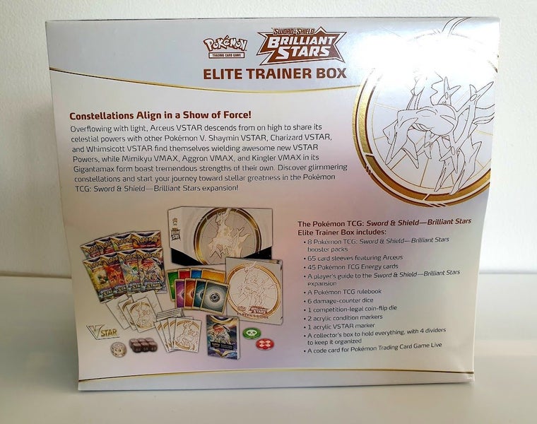 POKEMON TCG 2022 SWSH Brilliant Stars Elite Trainer Box **$1 RESERVE** Carousel 3
