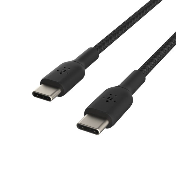 Belkin BoostCharge Braided USB-C Cable - 15cm - Black [CAB004bt0MBK] Carousel 2