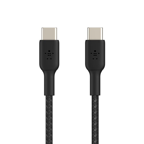 Belkin BoostCharge Braided USB-C Cable - 15cm - Black [CAB004bt0MBK] Carousel 3