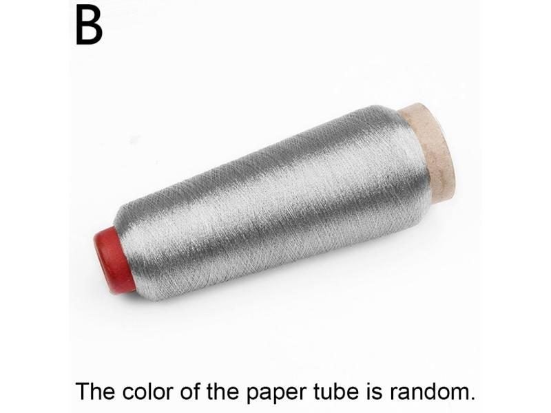 3600m/Roll Colorful Embroidery Cross Stitch DIY Manual Bright Silk Gold Thread Carousel 1