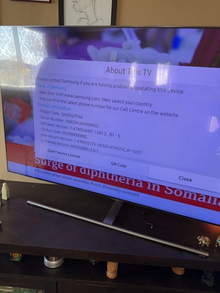 Samsung 65” 2018 4K Qled smart tv63617475268867111