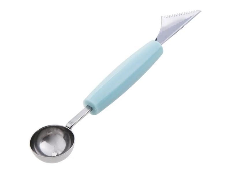 1PC Creative Fruit Carving Knife Watermelon Baller Ice Cream Dig Ball Scoop Carousel 1