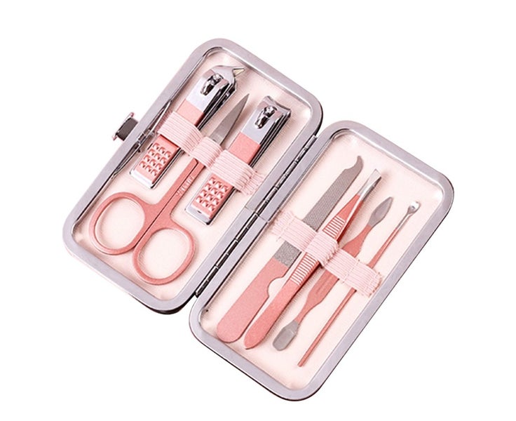 Manicure Set, Travel Mini Nail Clippers Kit Pedicure Care Tools, Stainless St Carousel 1