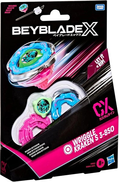 2025 Beyblade X Starter Pack: CX Wriggle Kraken S 3-850 Carousel 1