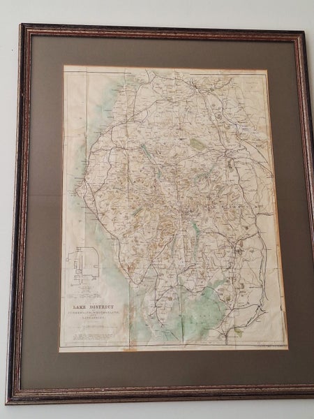 +++ VINTAGE " W. HUGHES " MAP +++ Carousel 2