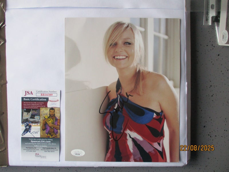 Emma Bunton "The Spice Girls" rare signed Photo + Authentication Carousel 1