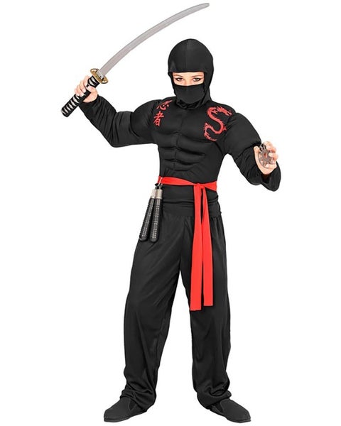 Super Muscle Ninja Boys and Teens Costume Carousel 1