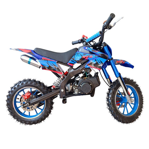 49CC KIDS DIRT BIKE POCKET 2 STROKE MINI MOTOR MONKEY ATV TOYS Blue Carousel 1