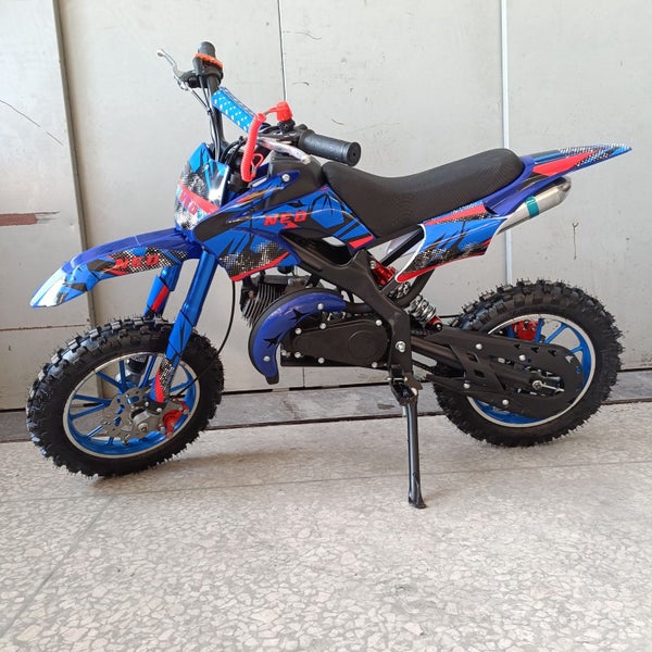 49CC KIDS DIRT BIKE POCKET 2 STROKE MINI MOTOR MONKEY ATV TOYS Blue Carousel 2