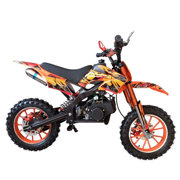 49CC KIDS DIRT BIKE POCKET 2 STROKE MINI MOTOR MONKEY ATV TOYS Orange Carousel 1