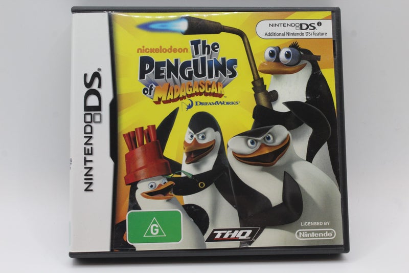 The Penguins of Madagascar Nintendo DS with Case and Manual Carousel 1