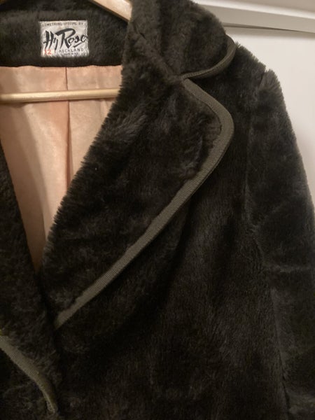 60's Chocolate Brown Faux Fur Jacket63616984866435114