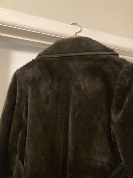60's Chocolate Brown Faux Fur Jacket63616984866435113
