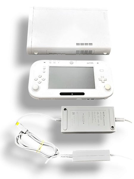 NINTENDO Wii U Console (WHITE) + Black Gamepad Carousel 2