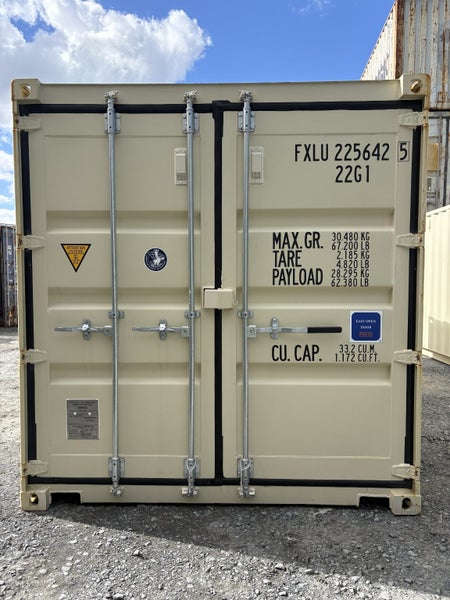 20 ft Shipping Containers New Build - Colour: Beige Carousel 1