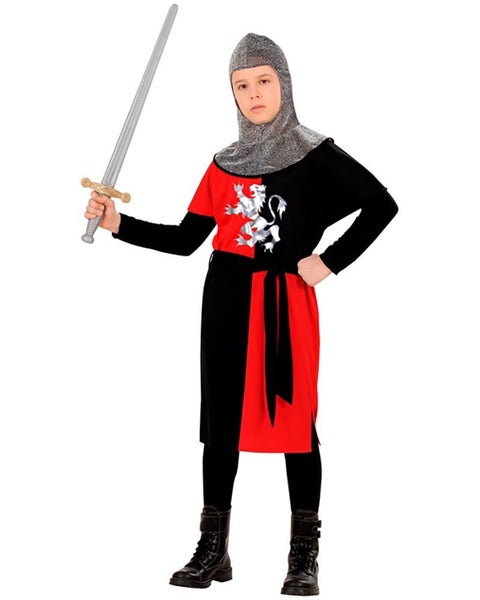 Red Medieval Warrior Boys Costume Carousel 2
