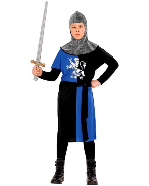 Blue Medieval Warrior Boys Costume Carousel 2